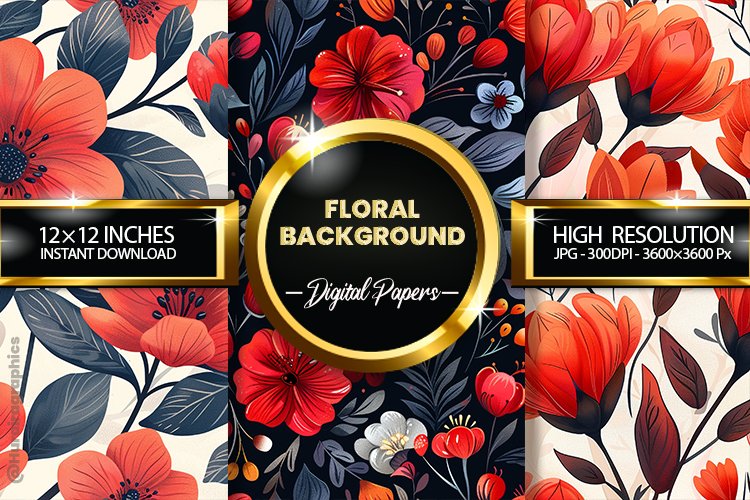 Floral Background Image 16