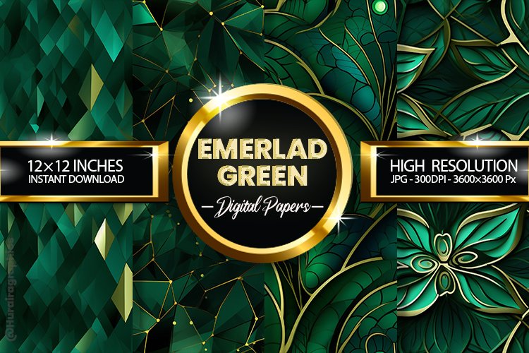 Emerald Green Background Image 7