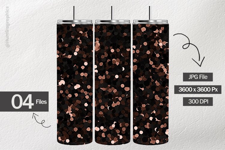 Rose Gold Digital Papers - 04 Variations example image 1