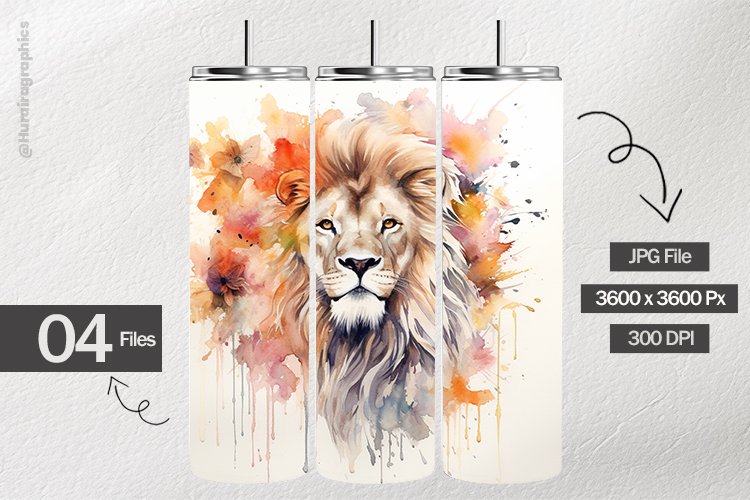 Shabbychic Lion Digital Papers - 04 Variations