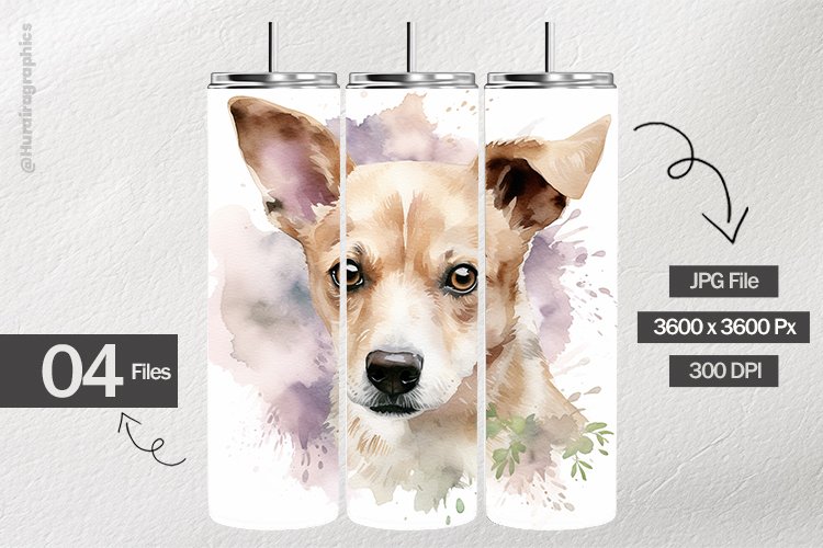 Shabbychic Dog Digital Papers - 04 Variations