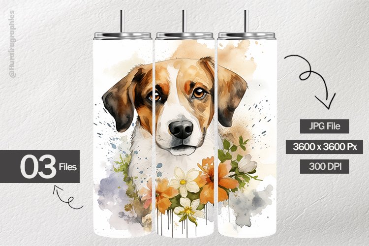 Shabbychic Dog Digital Papers - 03 Variations