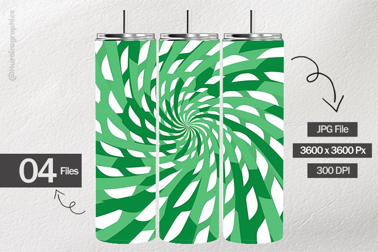 Abstract Green Digital Papers - 04 Variations