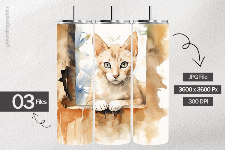 Shabbychic Cat Digital Papers - 03 Variations