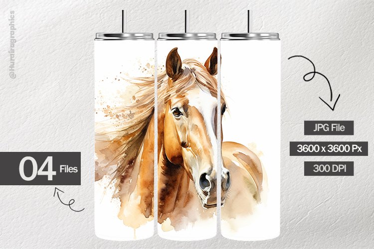 Shabbychic Horse Digital Papers - 04 Variations