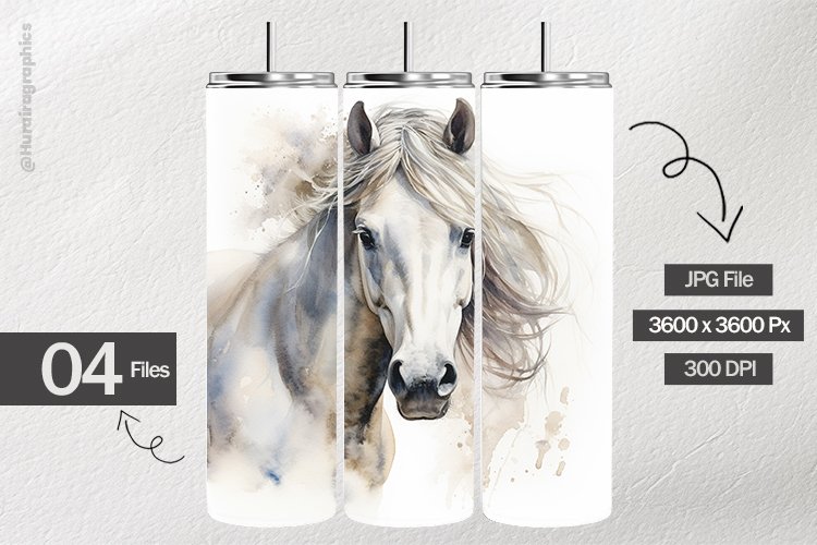 Shabbychic Horse Digital Papers - 04 Variations