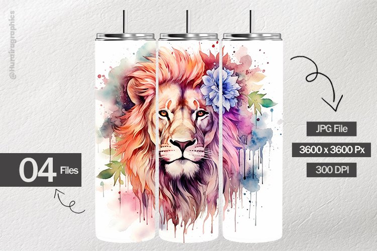 Shabbychic Lion Digital Papers - 04 Variations