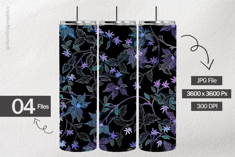 Tiny Flowers Digital Papers - 04 Variations example image 1