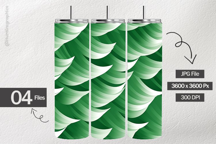 Abstract Green Digital Papers - 04 Variations