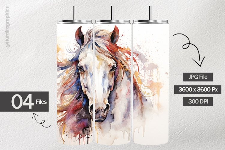 Shabbychic Horse Digital Papers - 04 Variations
