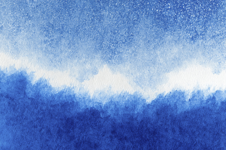 Blue Watercolor Background Wallpaper