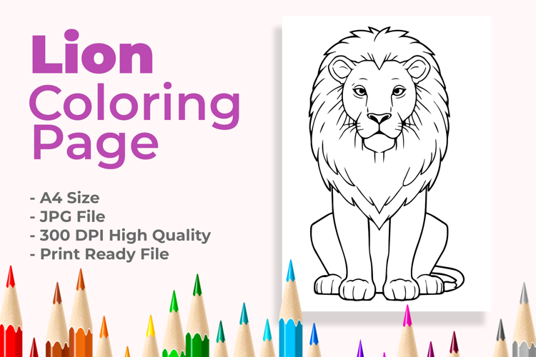 Lion Coloring Page