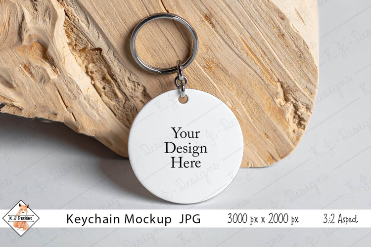 Keychain Mockup Photo JPG | Background