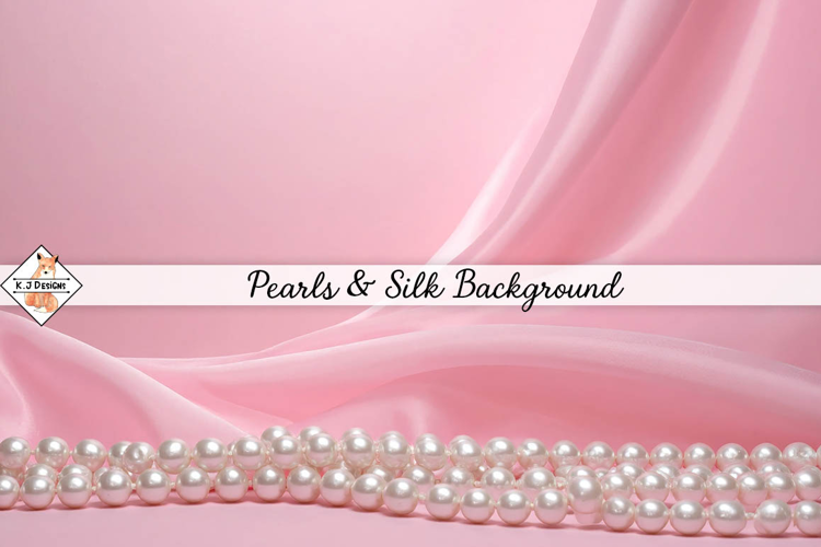 Pearls And Pink Background jpg
