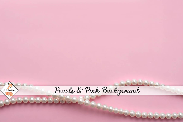 Pearls And Pink Background jpg