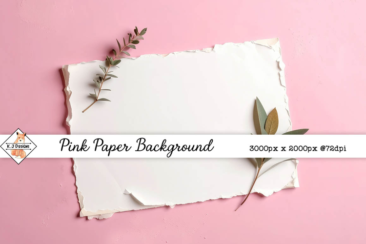 Pink Paper Background jpg | Mockup