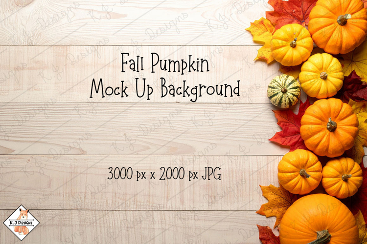 Fall Pumpkin Mock Up Photo JPG | Background