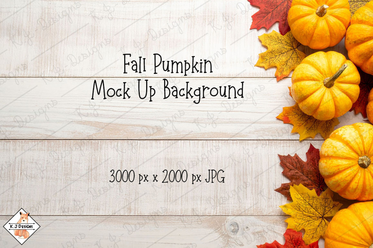 Fall Pumpkin Mock Up #2 Photo JPG | Background