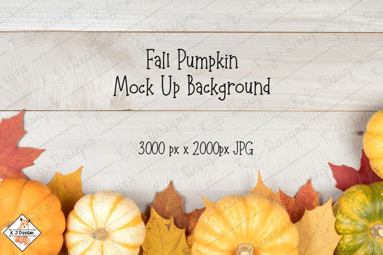 Fall Pumpkin Mock Up #3 Photo JPG | Background