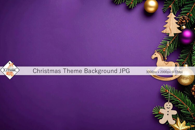 Christmas Theme Background jpg example image 1