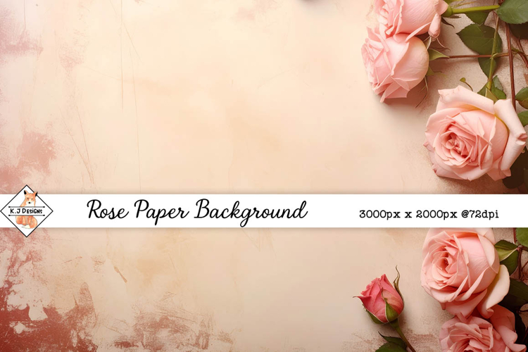 Rose Paper Background jpg | Mockup