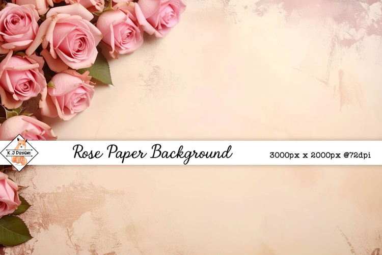 Rose Paper Background jpg | Mockup