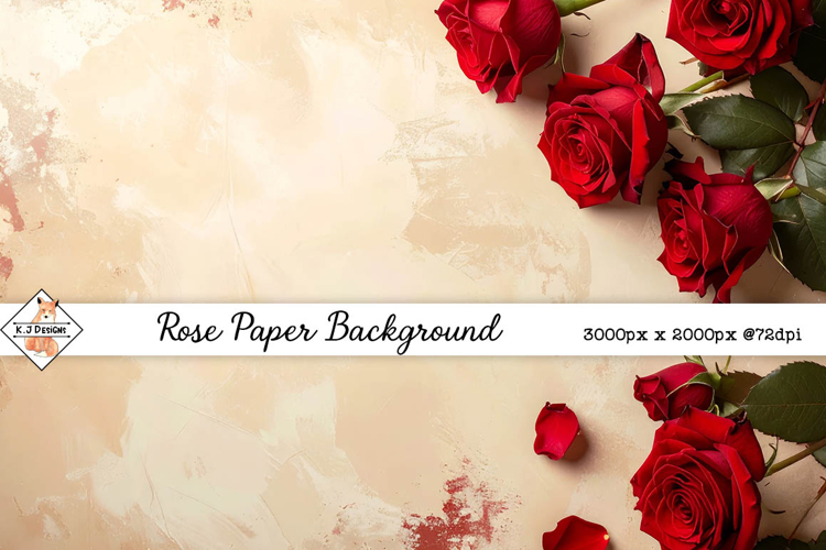 Rose Paper Background jpg | Mockup