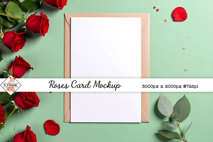 Valentines card mock up background jpg