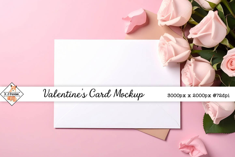 Valentines card mock up background jpg