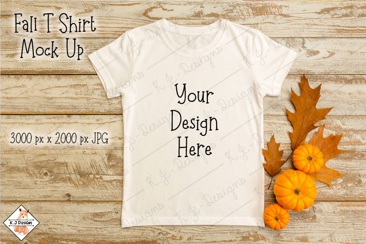 Fall T Shirt Mock Up Photo JPG | Background