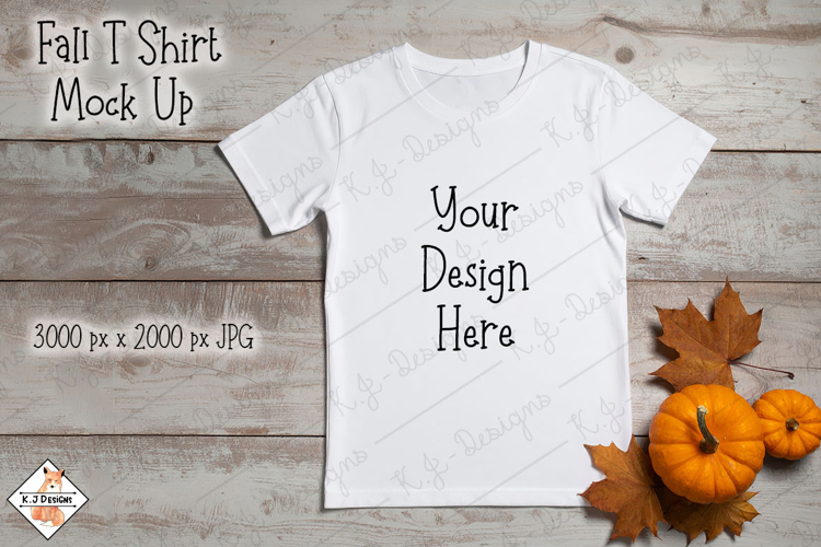 Fall T Shirt Mock Up #2 Photo JPG | Background
