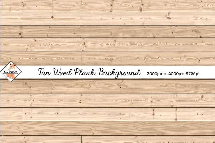 Tan Wood Plank Texture Background jpg example image 1