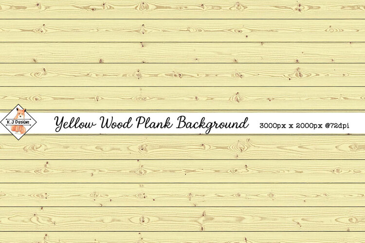 Yellow Wood Plank Texture Background jpg example image 1
