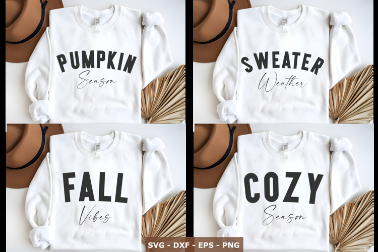 Pumpkin season Svg Bundle,fall Vibes svg, Sweater weater png
