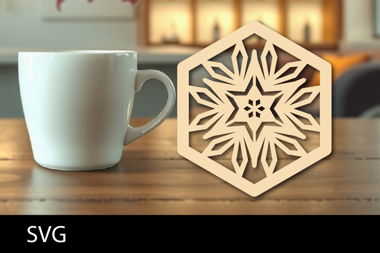 Lasercut Coaster, Coffee Coaster Laser Cut