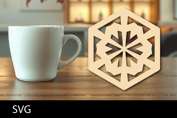 Lasercut Coaster, Coffee Coaster Laser Cut