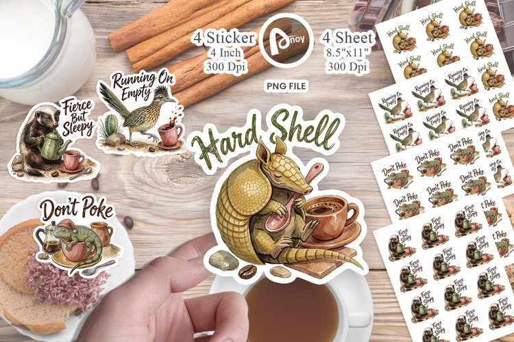 Desert Dwellers Brew Sticker example image 1