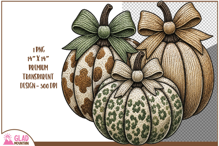 Pumpkin Embroidery Image 17