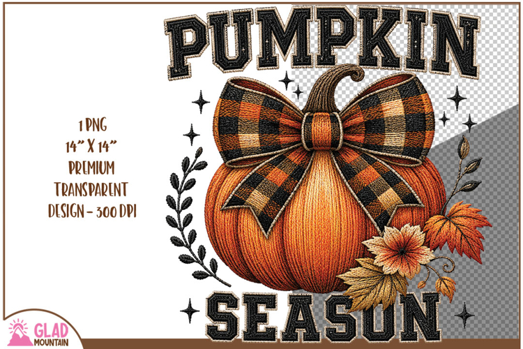 Pumpkin Embroidery Image 22