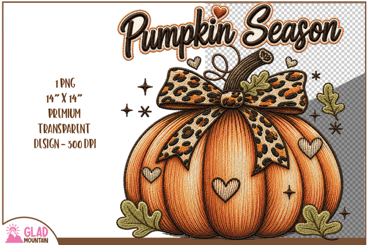 Pumpkin Embroidery Image 16