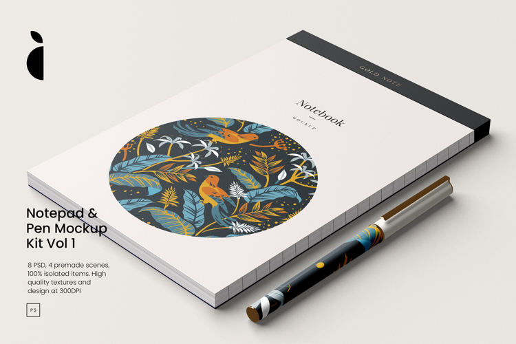 Notepad & Pen Mockup Kit