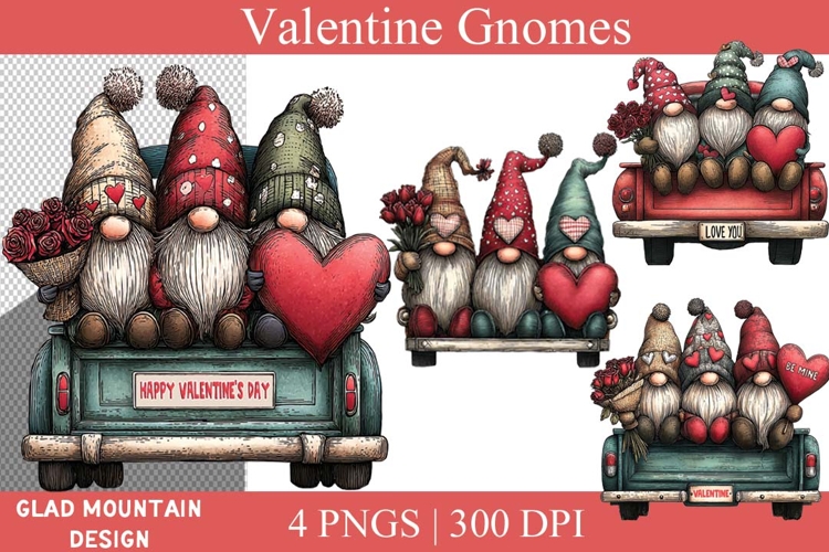Valentine Gnome Png