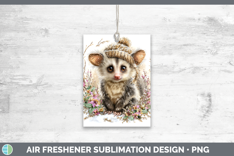 Aye-aye Primate Winter Knit Hat Air Freshener Sublimation De