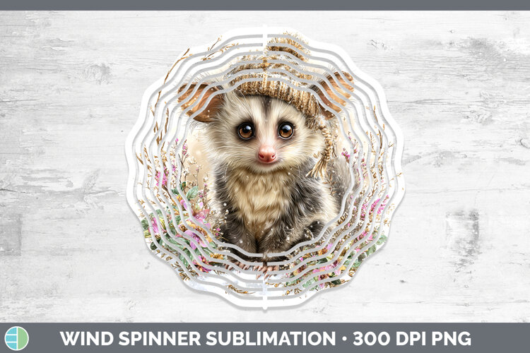 GorgeousPrimate Winter Knit Hat Wind Spinner design.