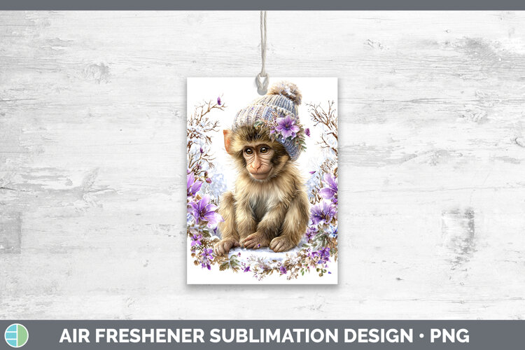 GorgeousPrimate Winter Knit Hat Air Freshener design.