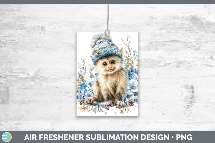 GorgeousPrimate Winter Knit Hat Air Freshener design.
