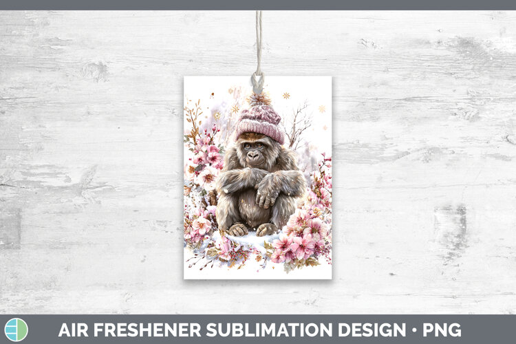 GorgeousPrimate Winter Knit Hat Air Freshener design.