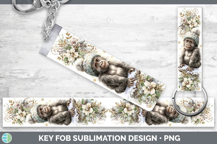 GorgeousPrimate Winter Knit Hat Key Fob design.