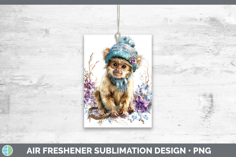 GorgeousPrimate Winter Knit Hat Air Freshener design.