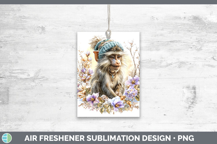 GorgeousPrimate Winter Knit Hat Air Freshener design.